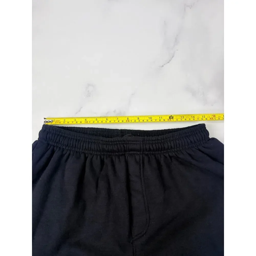 Champion Graphic Sweatpants 2XL Black Logo Leg Joggers Athletic Streetwear Pants